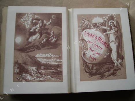Livre d'heures du XIXeme siècle.. LIVRE D'HEURES