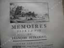 Oeuvres choisies de François Pétrarque, traduites du latin et de l'italien en françois ; avec des Mémoires sur sa vie, tirés de ses Oeuvres & des ...