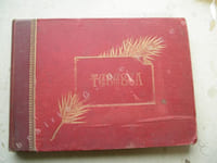 TEBESSA.Album de 12 photos montées sur carton fort, légendées, de la ville romaine de Tebessa,