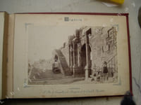 TEBESSA.Album de 12 photos montées sur carton fort, légendées, de la ville romaine de Tebessa,