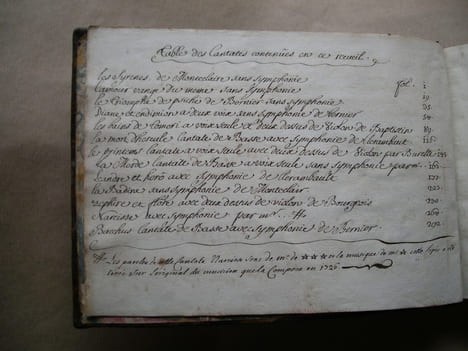 Cantates françoises ou Musique de chambre à voix seule et à deux voix, avec symphonie et sans symphonie tirées de plusieurs auteurs fameux, comme ...