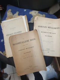 La danse des assignats métalliques faisant suite au monométallisme bossu, le bimétallisme à 151/2, le bland bill, les projets monétaires de m Say,M Michel Chevalier et le bimétallisme, silver vindicated (l'argent réhabilité), le bimétallisme en Angleterre