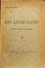 Les Lib&eacute;ralit&eacute;s faites aux Pauvres.. (Hist) (Paup&eacute;risme) FONTAINE (Henri).