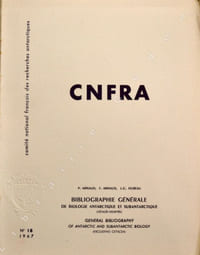 Bibliographie Générale de Biologie Antarctique et Subantarctique (Cétacés exceptés).