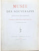Mus&eacute;es des Souverains. Reproductions photographiques de croquis dessin&eacute;s d'apr&egrave;s nature &agrave; l'Assembl&eacute;e Nationale.. BUISSON (Jules), Adolphe BRAUN.
