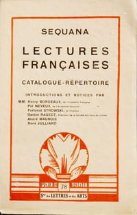 Sequana. Lectures Françaises. Catalogue - Répertoire.