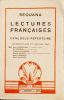 Sequana. Lectures Françaises. Catalogue - Répertoire.. 