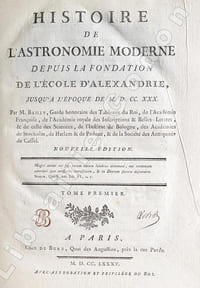 Histoire de l'Astronomie.
