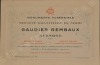 Monuments Commémoratifs et Funéraires GAUDIER-REMBAUX à Aulnoye (Nord). Maison fondée en 1870.. (Beaux-Arts) (Architecture).