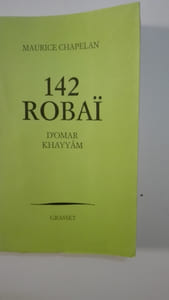 142 robaï d'Omar Khayyâm