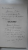 Salacrou (livre dédicacé par l'auteur et par Armand Salacrou). Mignon Paul-Louis