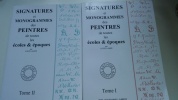 Signatures et monogrammes des peintres de toutes les &eacute;coles & &eacute;poques (deux volumes).  LAMPE Louis