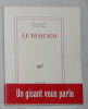 Le Requiem.. COCTEAU (Jean) :