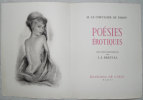 Poesies Erotiques.. CURIOSA - [BRESVAL] CHEVALIER DE PARNY :