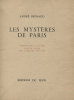 Les Mystères de Paris.. [VILLON (Jacques)] FRENAUD (André) :