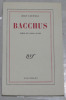 Bacchus.. COCTEAU (Jean) :