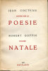 Lettre sur la Poésie - Foudre Natale.. COCTEAU (Jean) & GOFFIN (Robert) :