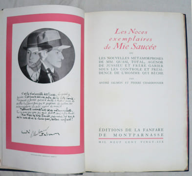 Les Noces Exemplaires de Mie Saucée.. [CHARBONNIER (Pierre)] SALMON (André) :