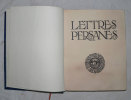 Lettres Persanes.. [JOU (Louis)] MONTESQUIEU :