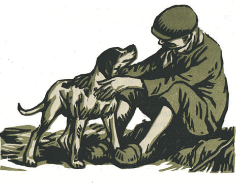 Le Roman de Miraut. Chien de Chasse.. [BARTHELEMY (Henri)] PERGAUD (Louis) :