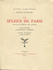 Le Spleen de Paris.. [CHIMOT (Edouard)] BAUDELAIRE (Charles) :