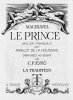 Le Prince.. [JOSSO (C.P.)] MACHIAVEL :