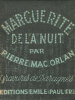 Marguerite de la Nuit.. [DARAGNES] MAC ORLAN (Pierre) :