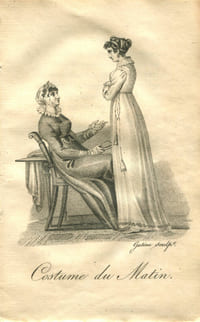 Le Miroir des Graces ou l'Art de Combiner l'Elegance, la Modestie, la Simplicité et l'Economie dans l'Habillement. Avis Utiles par une Femme.