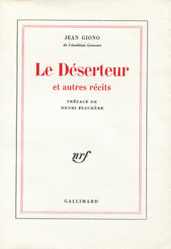 Le Deserteur et Autres Recits.. GIONO (Jean) :