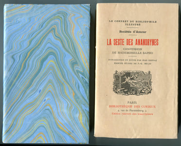 La Secte des Anandrynes. Confession de Mademoiselle Sapho.
