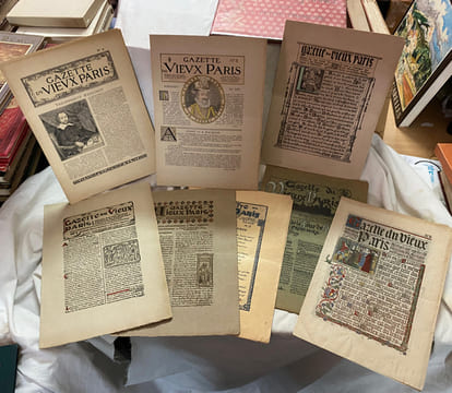 Gazette du Vieux Paris. N°1 à 14. [ROBIDA (Albert)] :