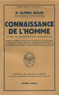 Connaissance de l’Homme. Etude de Caractériologie Individuelle.