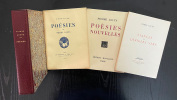 Poésies - Poésies Nouvelles - Stances et Derniers Vers.. LOUYS (Pierre) :
