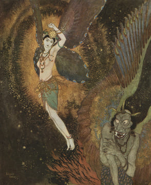 La Princesse Badourah. Conte des Mille et une Nuits.. [DULAC (Edmond)] :