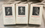 M&eacute;moires 1725-1774. CASANOVA  :