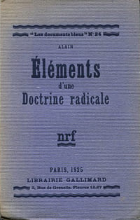 Eléments d'une Doctrine Radicale.