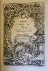 "Poésies pastorales de M. Léonard suivies De La Voix de la Natures ; Des Lettres de Sainvilles & de Sophie & d'autres pièces en vers et en prose"