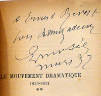 Le mouvement dramatique 1930-1931 (deuxième série)
