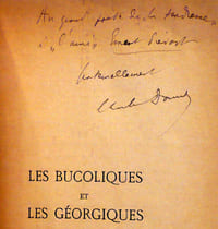 Les bucoliques et les géorgiques. Traduction littérale en vers par Charles Dornier