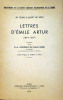 Lettres d'Emile Artur (1874-1887). Pocquet du Haut-Jussé B.-A. .