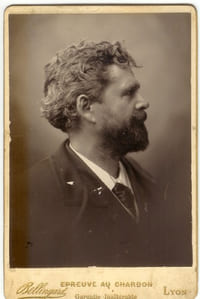 Photographie originale. Portrait de Ernest Chebroux. Epreuve au charbon