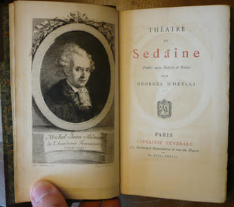 "Théâtre; Le philosophe sans le sçavoir [Savoir]; La gageure imprévue; Le déserteur; Richard cur de Lion"