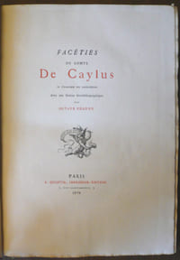 "Facéties; Histoire de Guillaume, cocher; Les aventures des bals de bois; Les fêtes roulantes; Les étrennes de la saint-Jean"