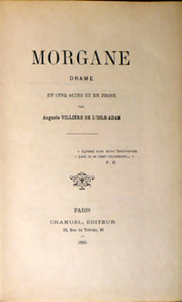Morgane Drame en cinq actes et en prose
