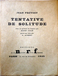 Tentative de solitude