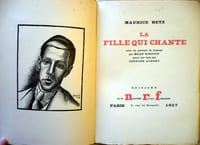 La fille qui chante