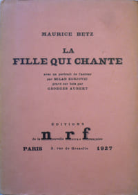 La fille qui chante