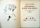Journal d'un colonel. Fayard Jean .