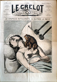 Le grelot. Troisième année N°92 du 12 janvier 1873. Le crapaud royaucrate, par Alfred le Petit