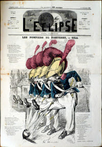 L'Eclipse. Première année, N°47, 13 Décembre 1868. Les pompiers de Nanterre par Gill